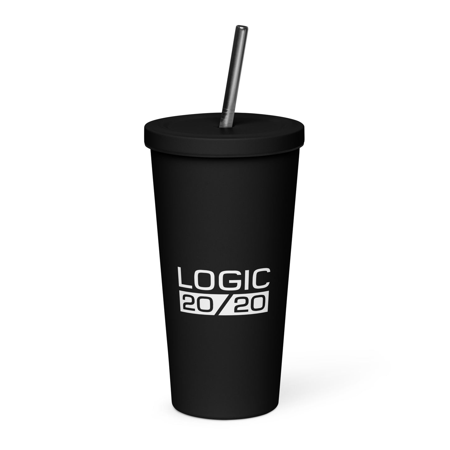 Insulated Tumbler with a Straw