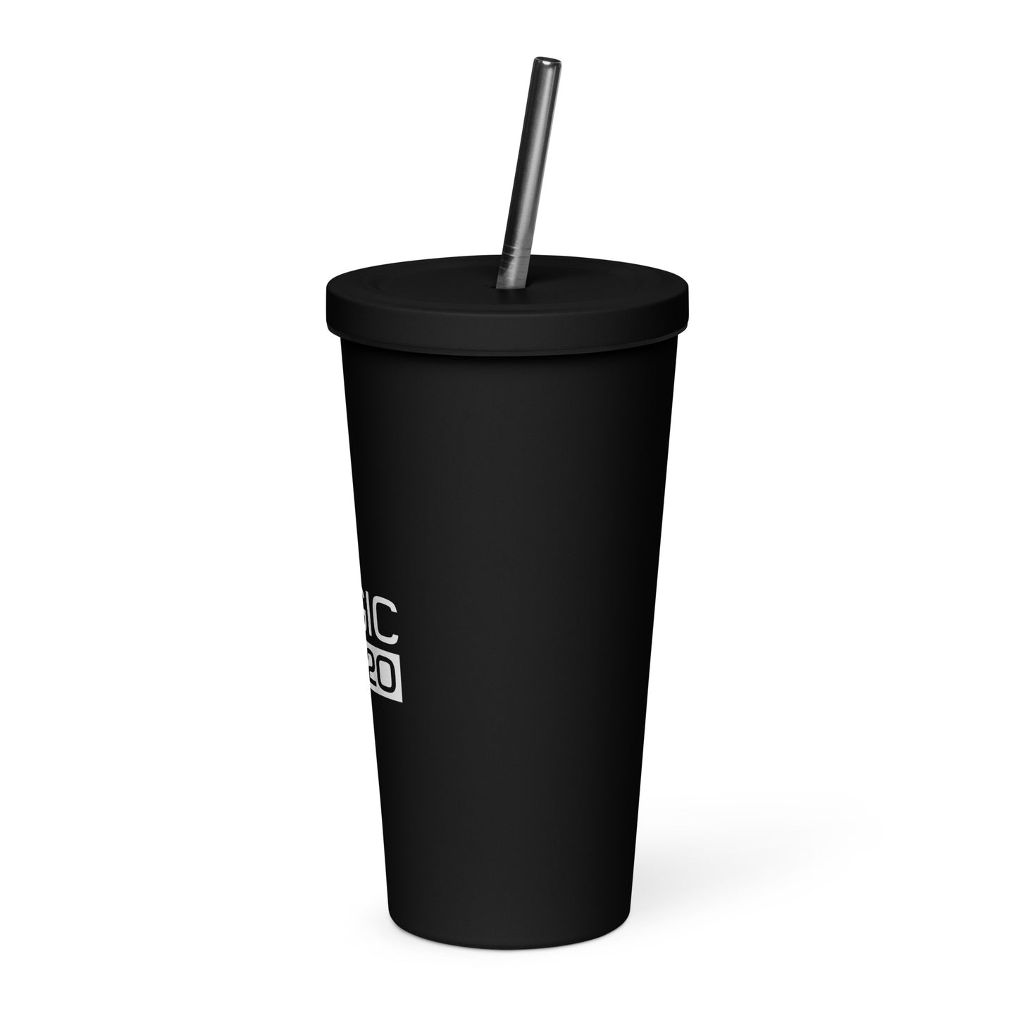 Insulated Tumbler with a Straw