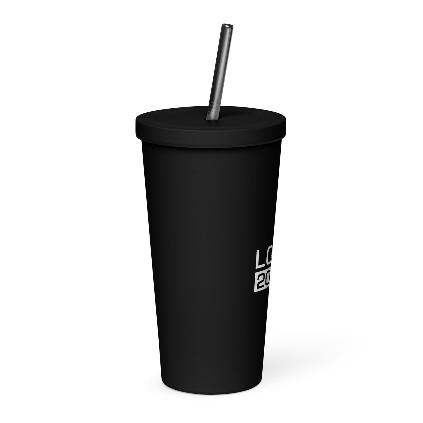 Insulated Tumbler with a Straw