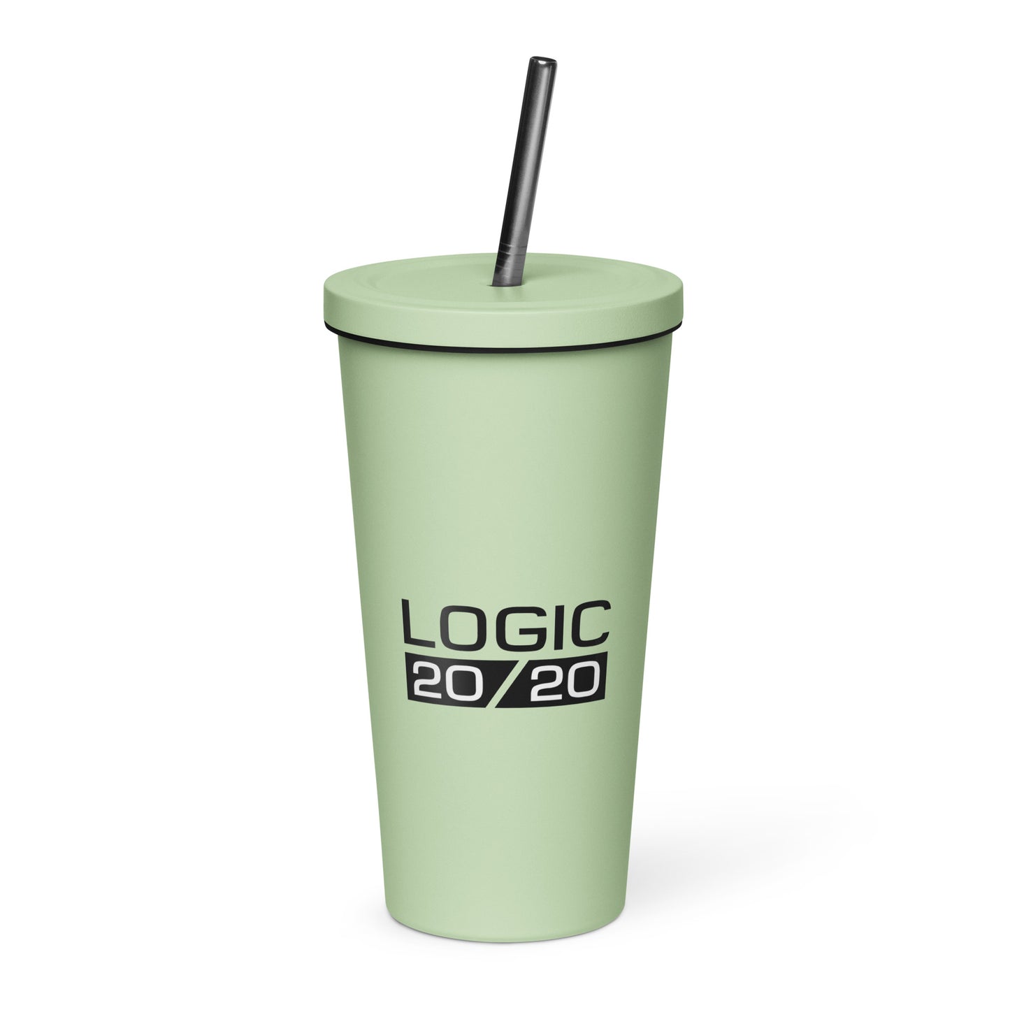 Insulated Tumbler with a Straw