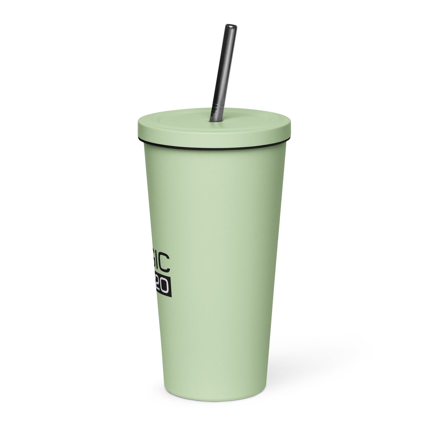 Insulated Tumbler with a Straw