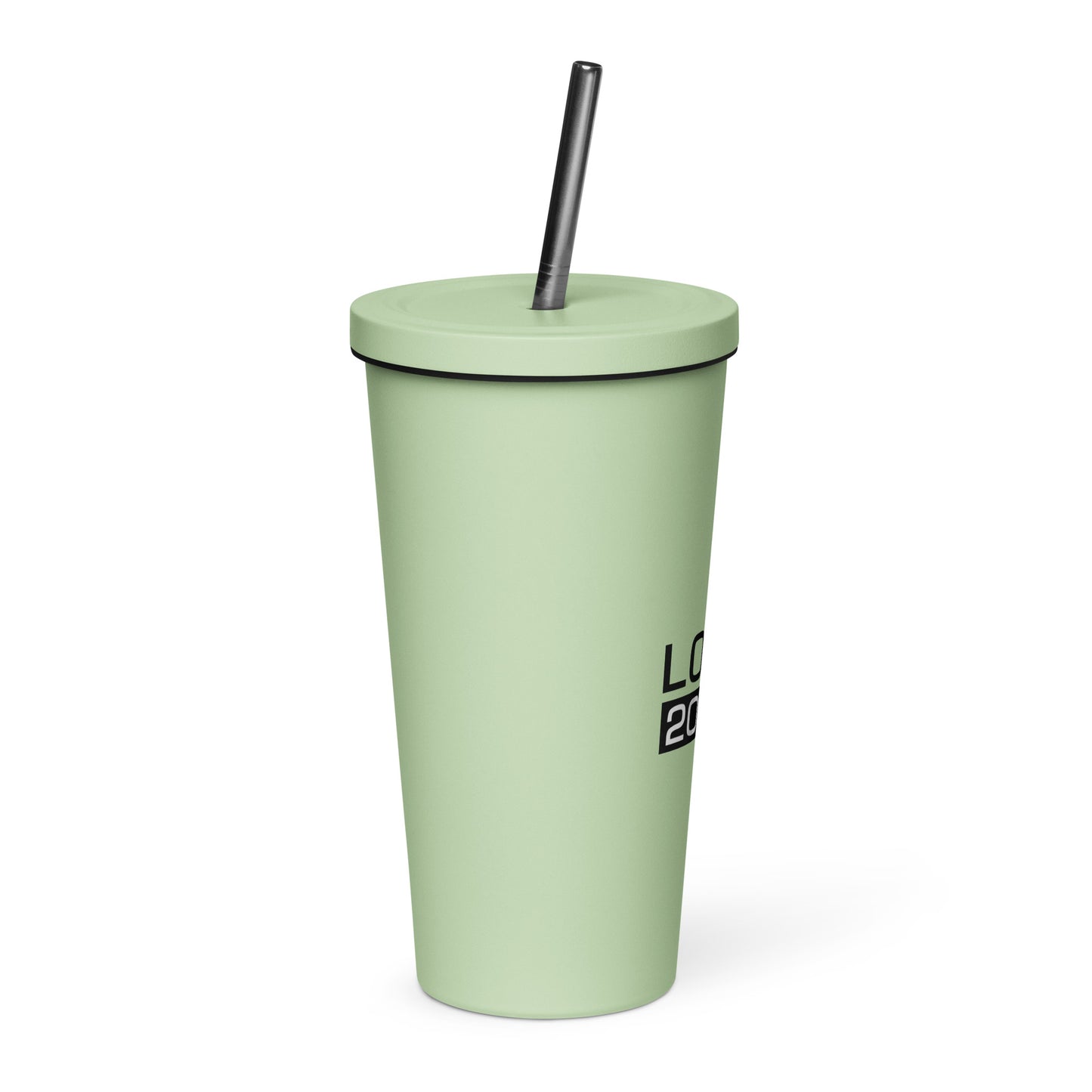 Insulated Tumbler with a Straw