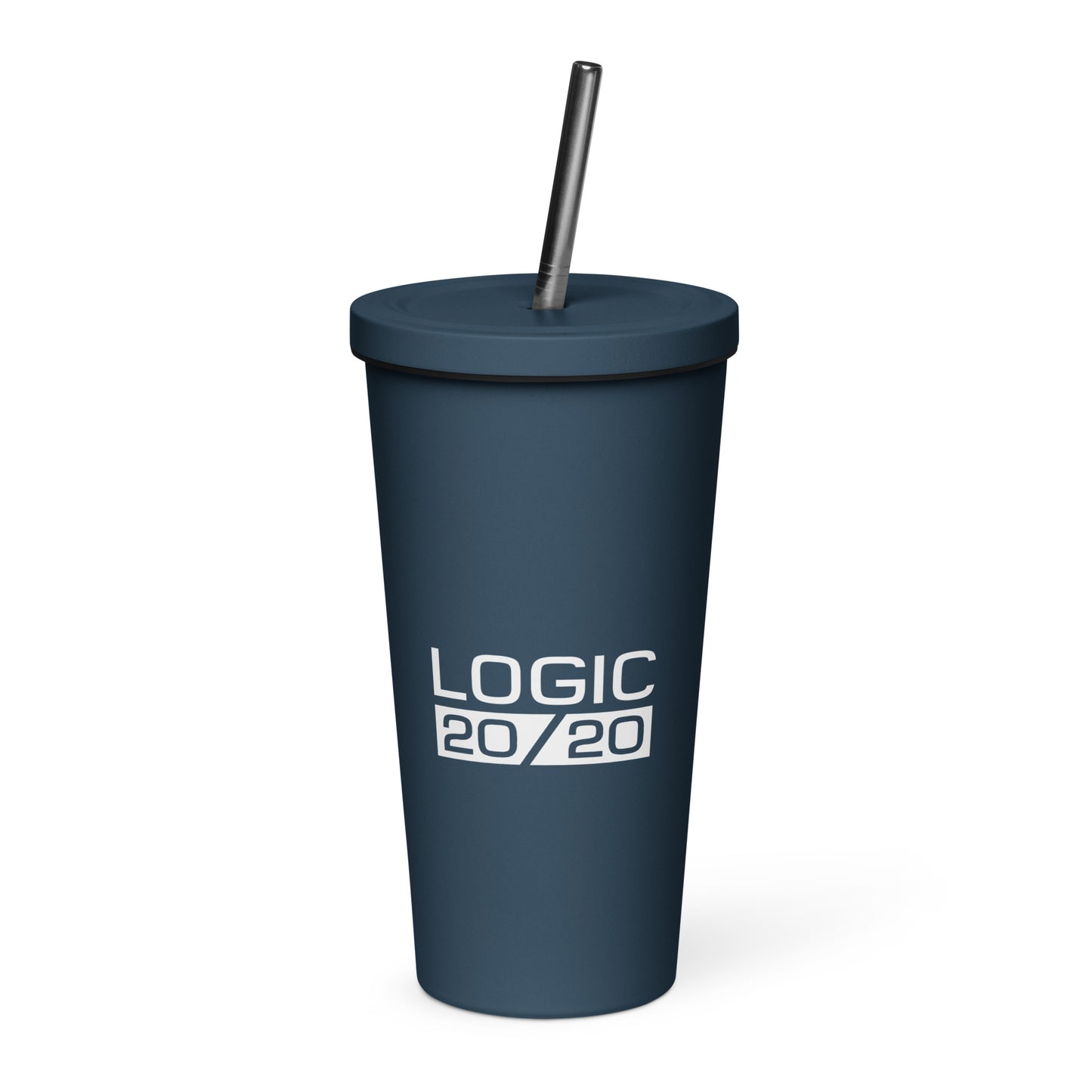 Insulated Tumbler with a Straw