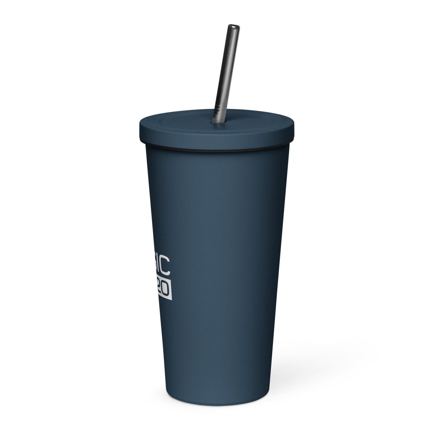 Insulated Tumbler with a Straw