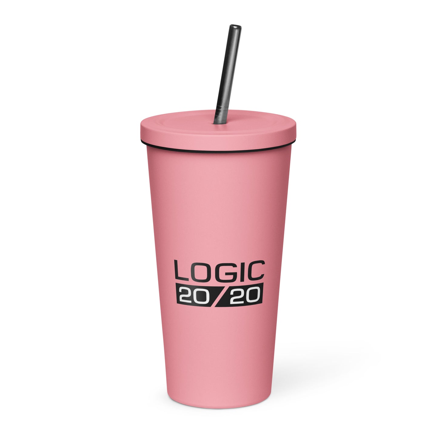 Insulated Tumbler with a Straw