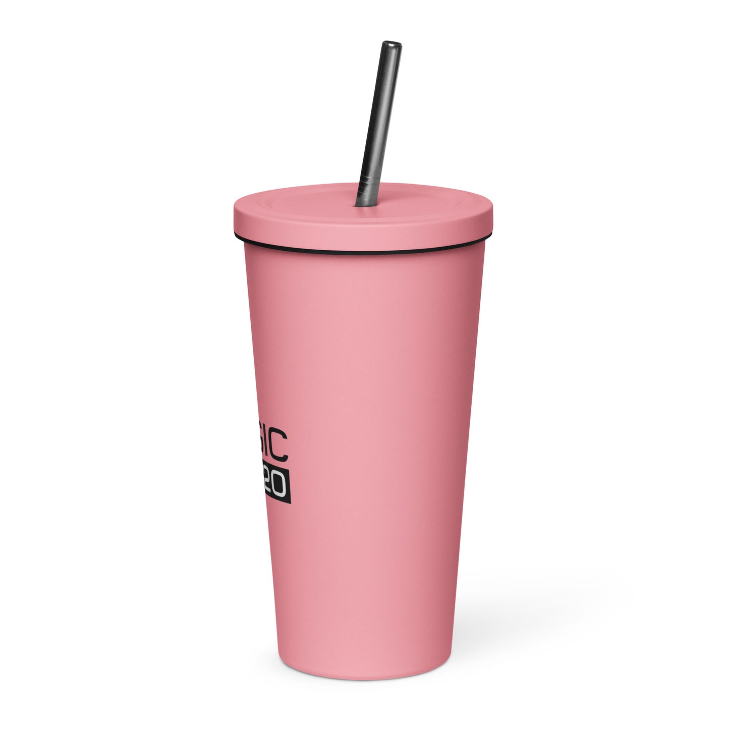 Insulated Tumbler with a Straw