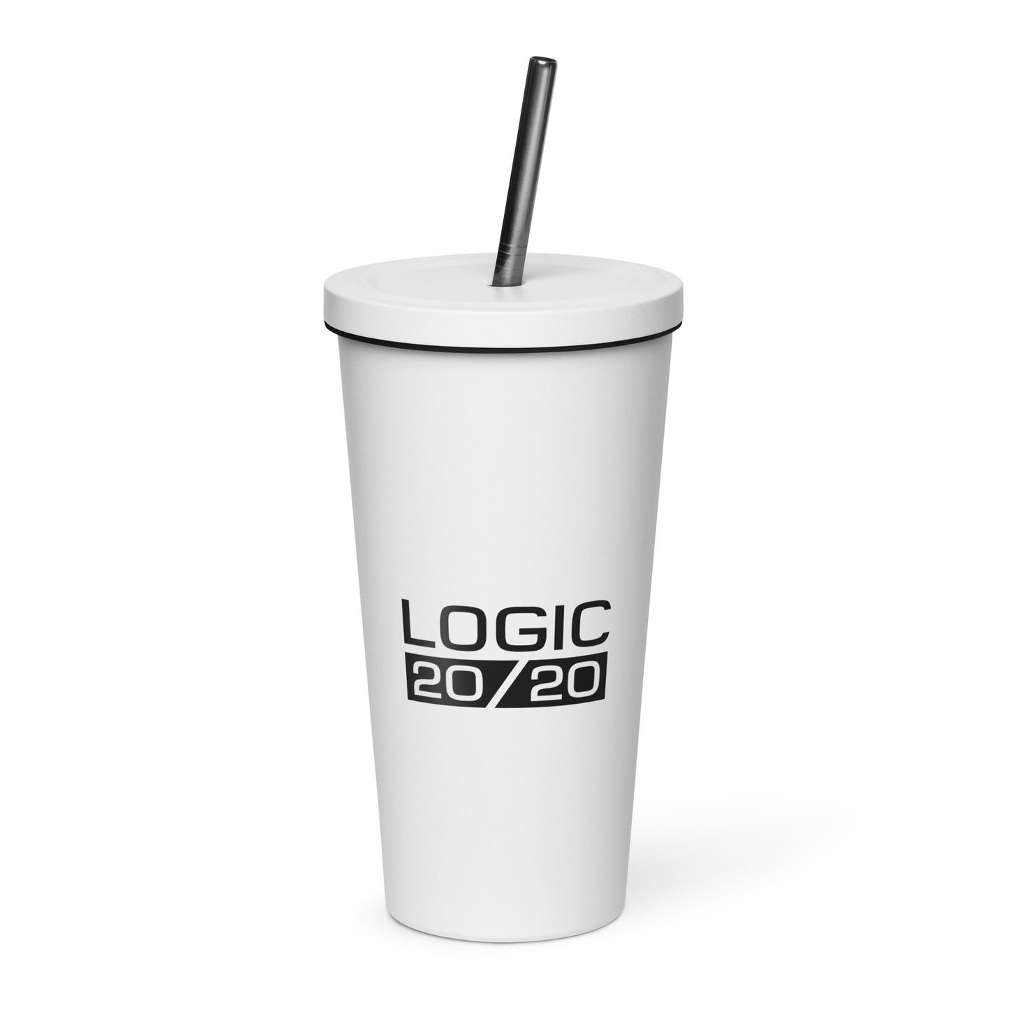 Insulated Tumbler with a Straw