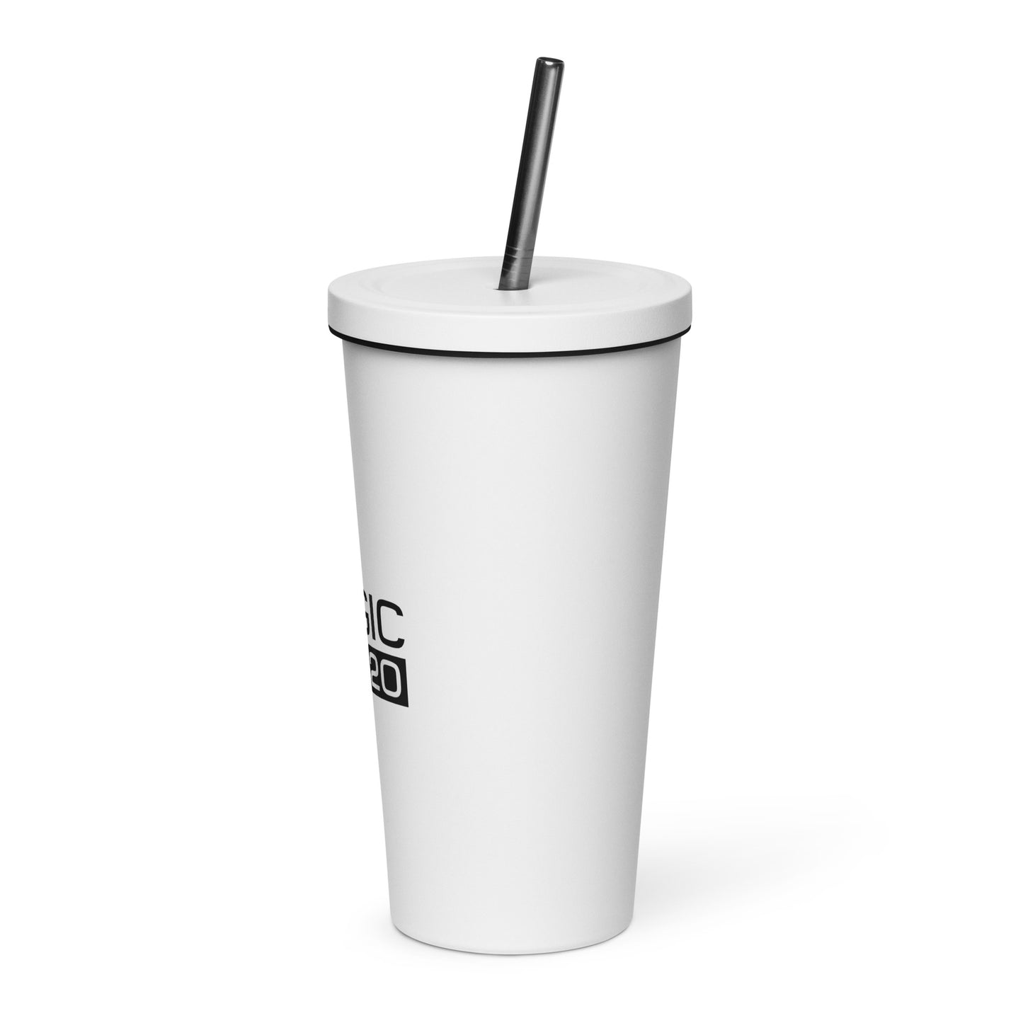 Insulated Tumbler with a Straw